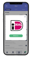Obur app iDEAL screen